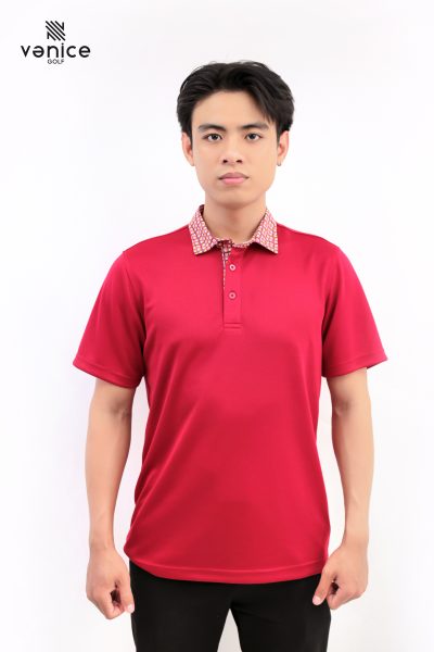 Áo Polo Golf Màu Red Plum Cao Cấp Vanice Golf VNG1718
