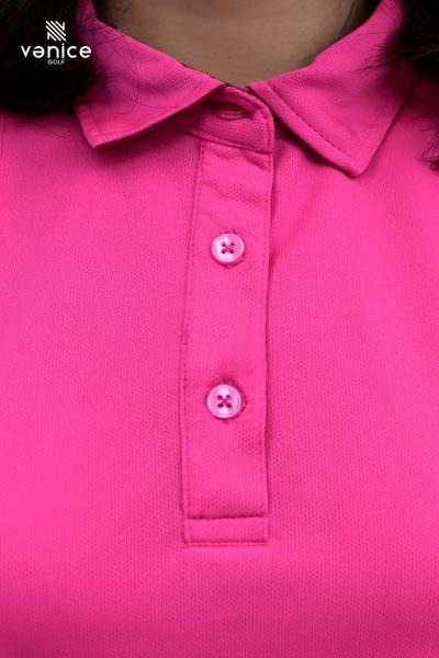 Áo Thun Golf Nữ Hồng Cánh Sen | Vải Nike Cao Cấp Vanice Golf | AVN2618