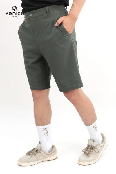 Quần Short Golf Nam Blue Dáng Slimfit Vanice QVN0218
