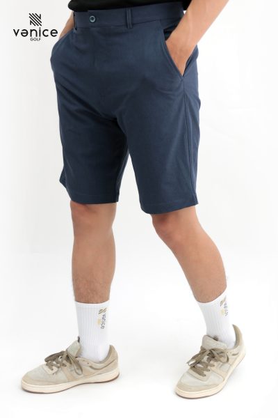 Quần Short Golf Nam Blue Dáng Slimfit Vanice QVN0318