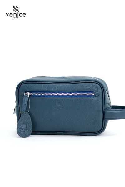 Túi Golf Cầm Tay Cluthbag 5 Ngăn Blue Mallard Da Bò Nhập Khẩu Vanice Golf TVM1518