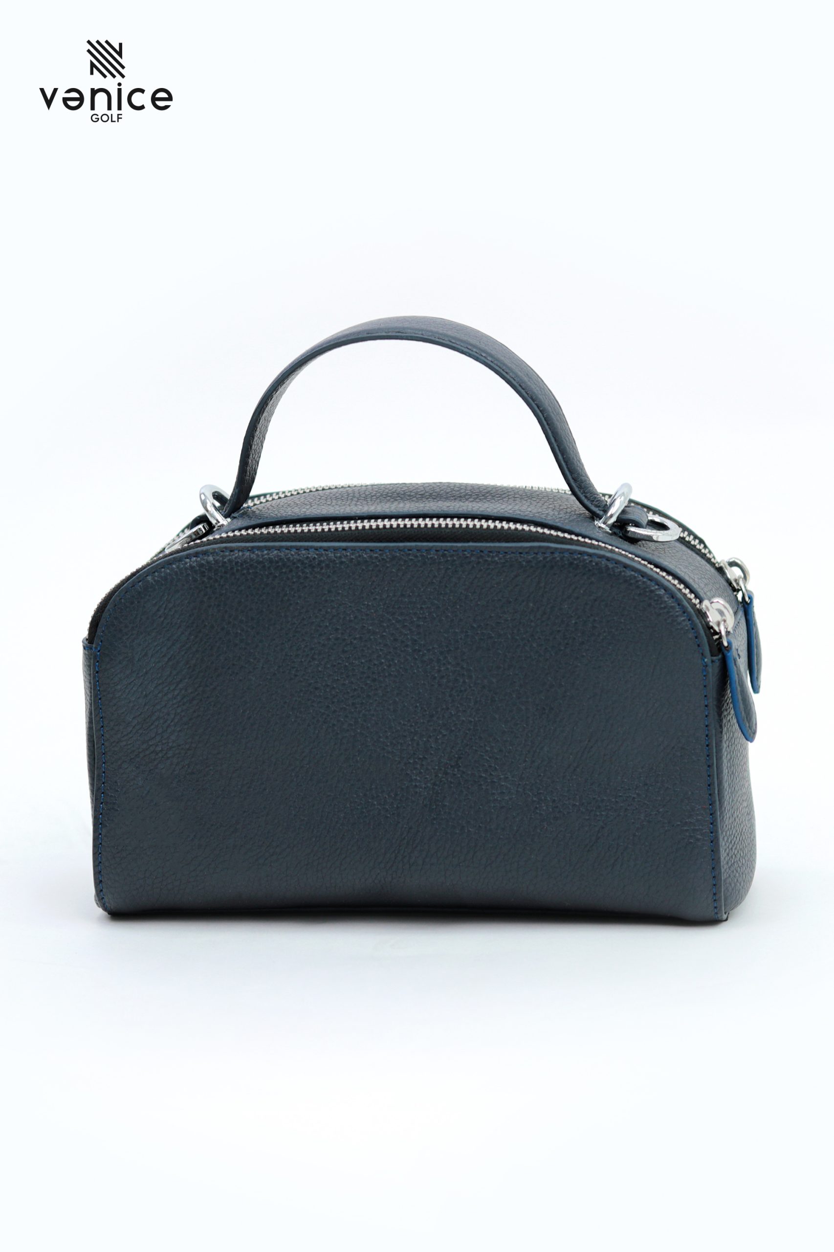 Túi Golf Cầm Tay Nữ Cluthbag 2 Ngăn Đen Da Bò Nhập Khẩu Vanice Golf TDN1318
