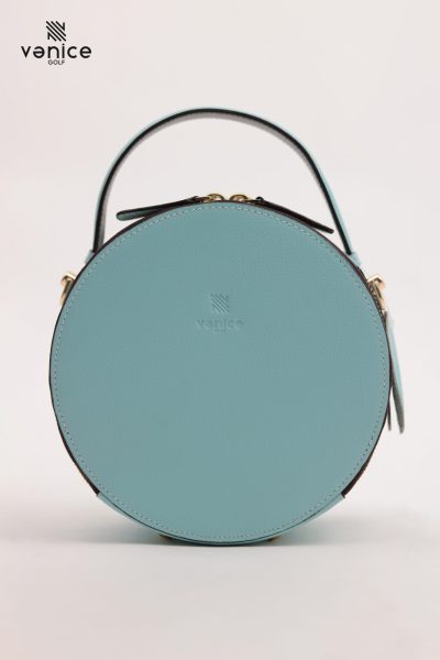 Túi Golf Valux Tròn Màu Xanh Mint Pastel Da Bò Nhập Khẩu Vanice Golf TVN0718