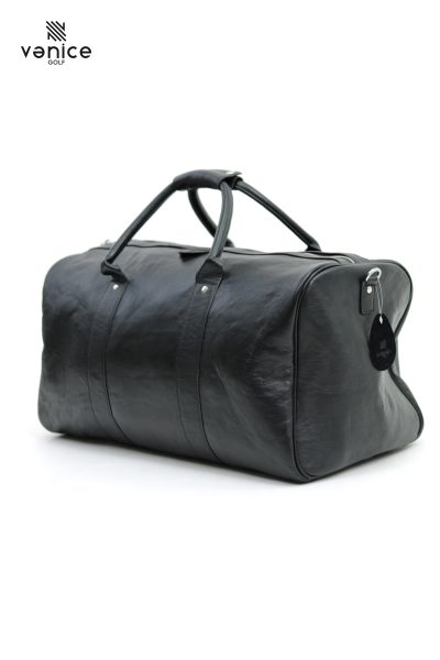 Túi Lớn Đựng Quần Áo Golf Boston 3 Ngăn Đen Da Bò Nhập Khẩu Vanice Golf TDN1418