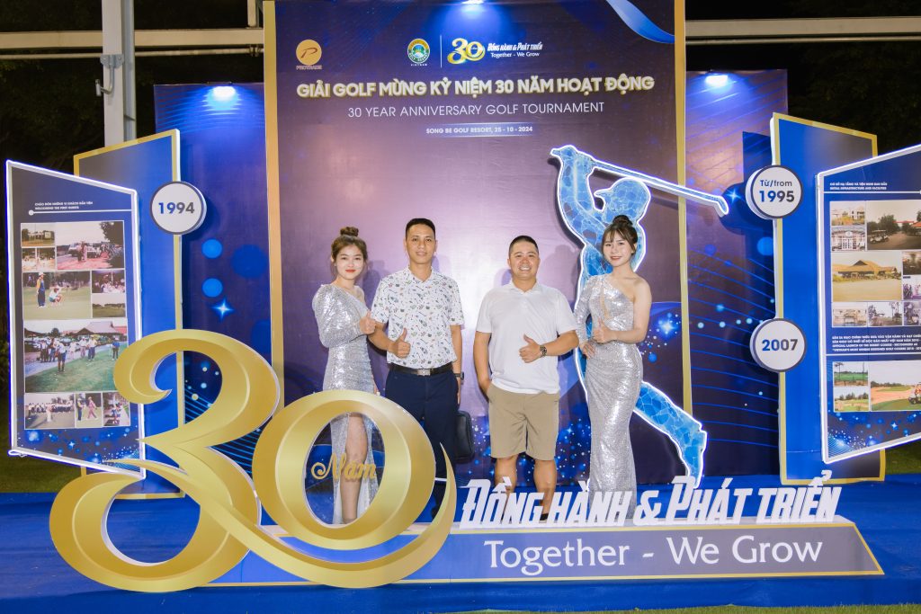 Đồng tài trợ giải golf kỷ niệm 30 năm hoạt động sân golf Sông Bé