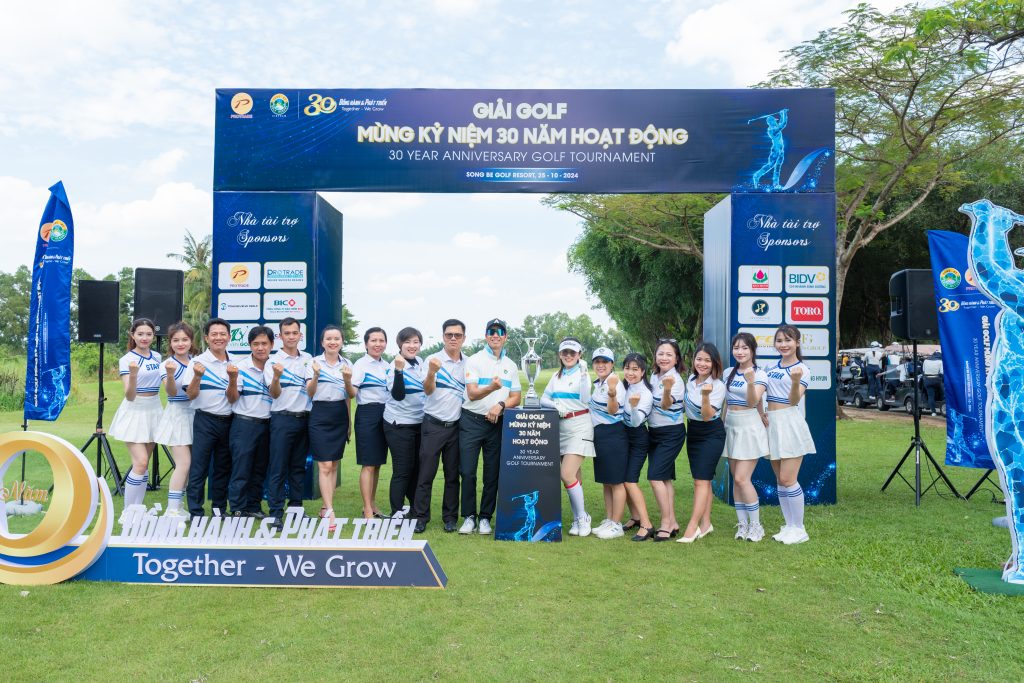 Đồng tài trợ giải golf kỷ niệm 30 năm hoạt động sân golf Sông Bé