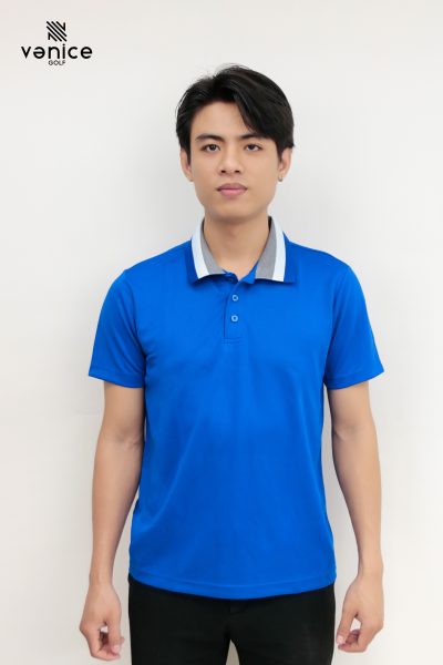 Áo Thun Cổ Bo Blue Polo Shirt Golf G9