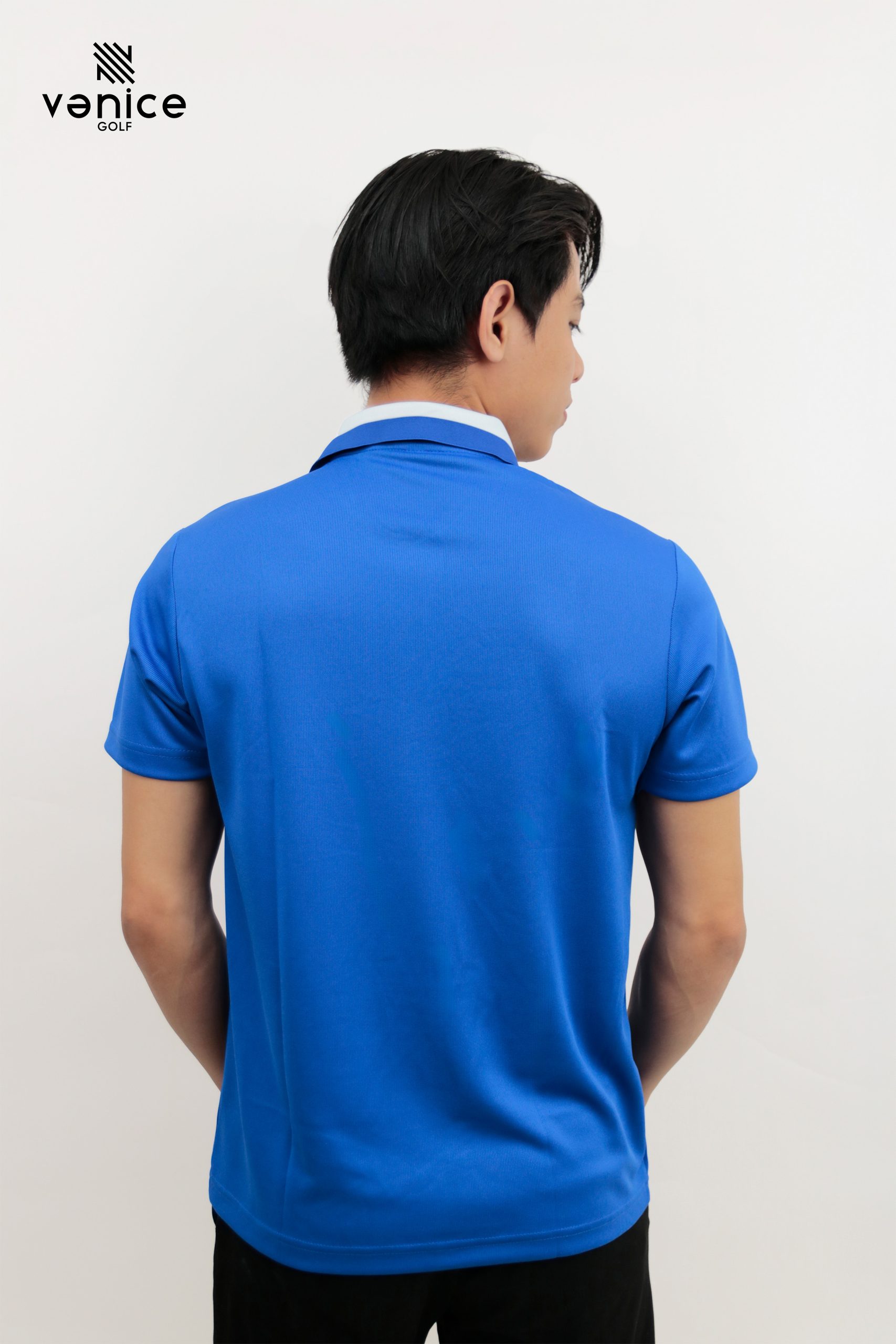 Áo Thun Cổ Bo Phối Blue Polo Shirt Golf G9 AVN2818