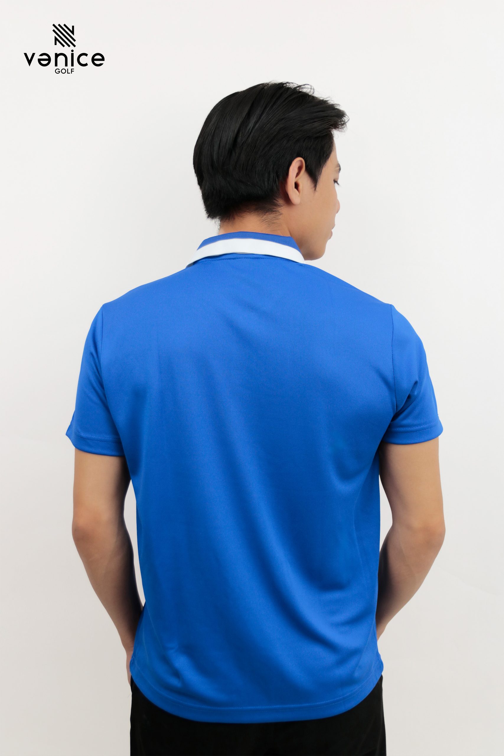 Áo Thun Cổ Bo Phối Blue Polo Shirt Golf G9 AVN2818