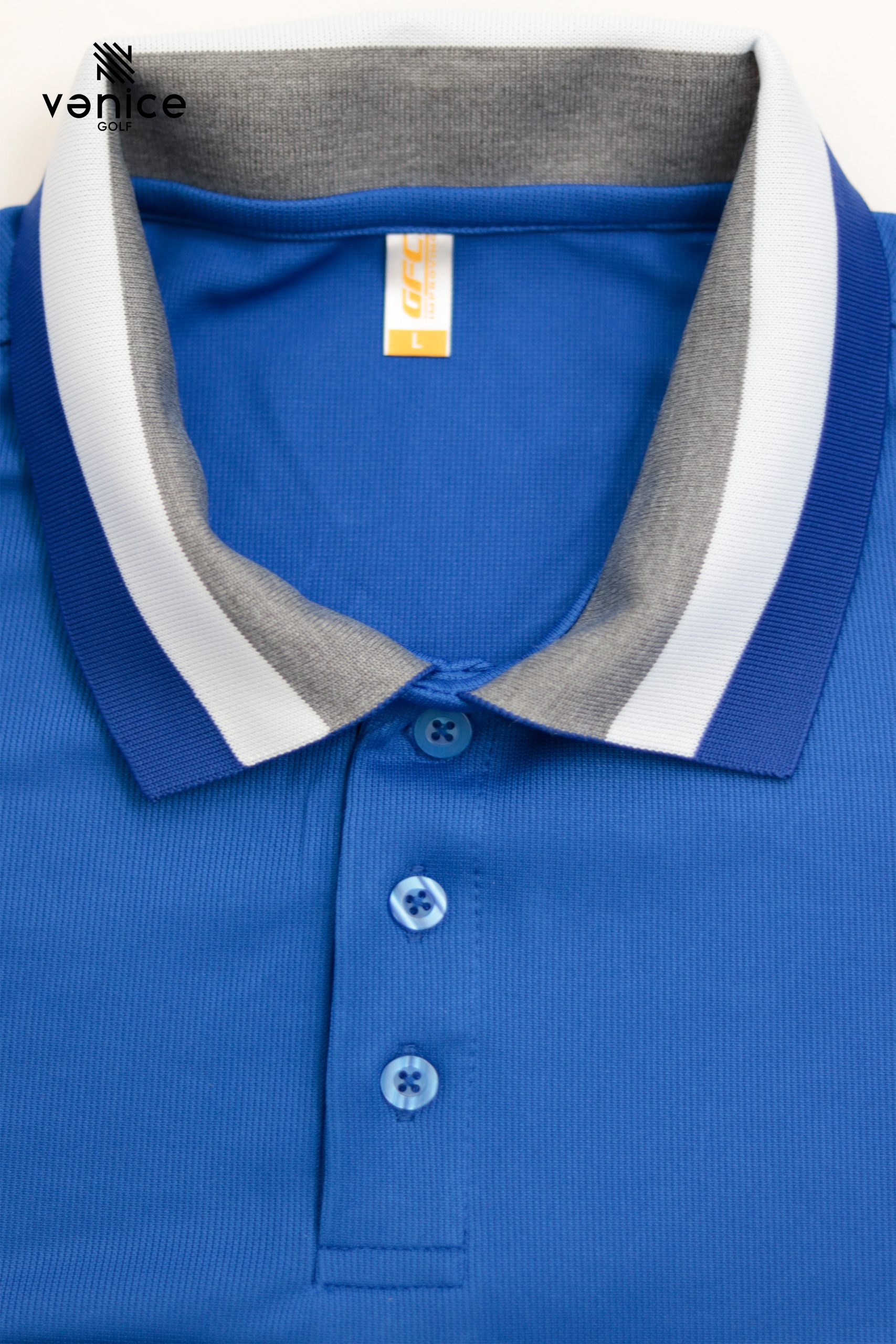 Áo Thun Cổ Bo Phối Blue Polo Shirt Golf G9 AVN2818