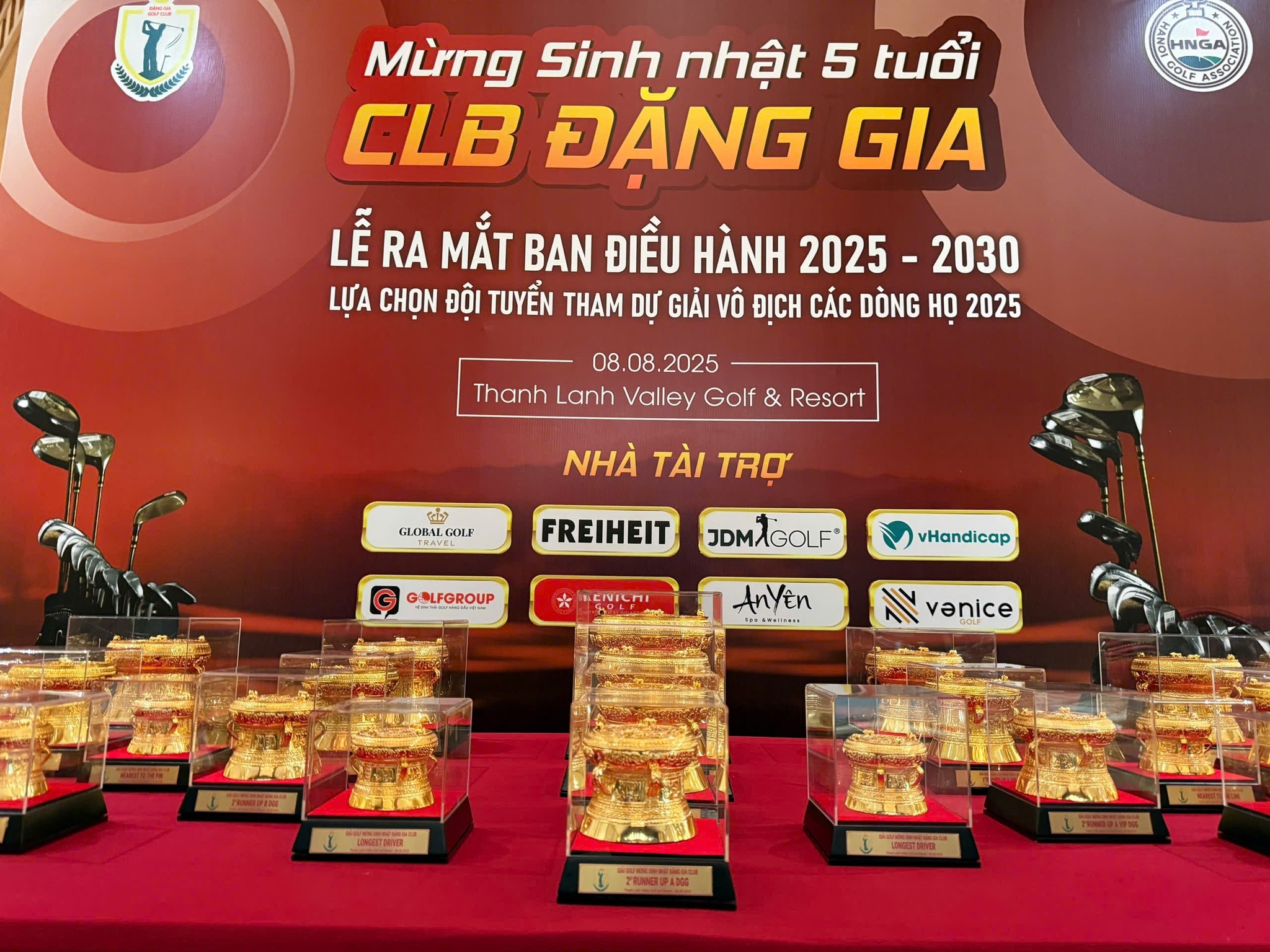 Vanice Golf Đồng Hành Cùng Giải Golf Mừng Sinh Nhật 5 Năm CLB Golf Đặng Gia