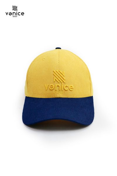 Nón Golf Unisex Vanice Golf Màu Vàng Phối Xanh MVN2418