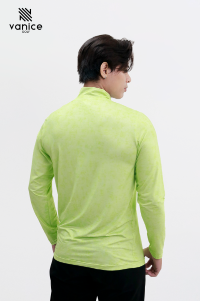 Áo giữ nhiệt golf nam Vanice AVN5518 thiết kế cổ lọ, phong cách thể thao thanh lịch.