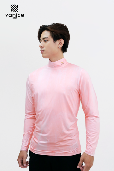 Áo giữ nhiệt golf nam Vanice cổ lọ AVN5618 mặt trước