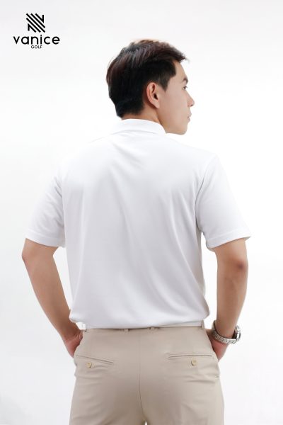 Áo polo golf nam Vanice VAPZPWH260930 mặt sau