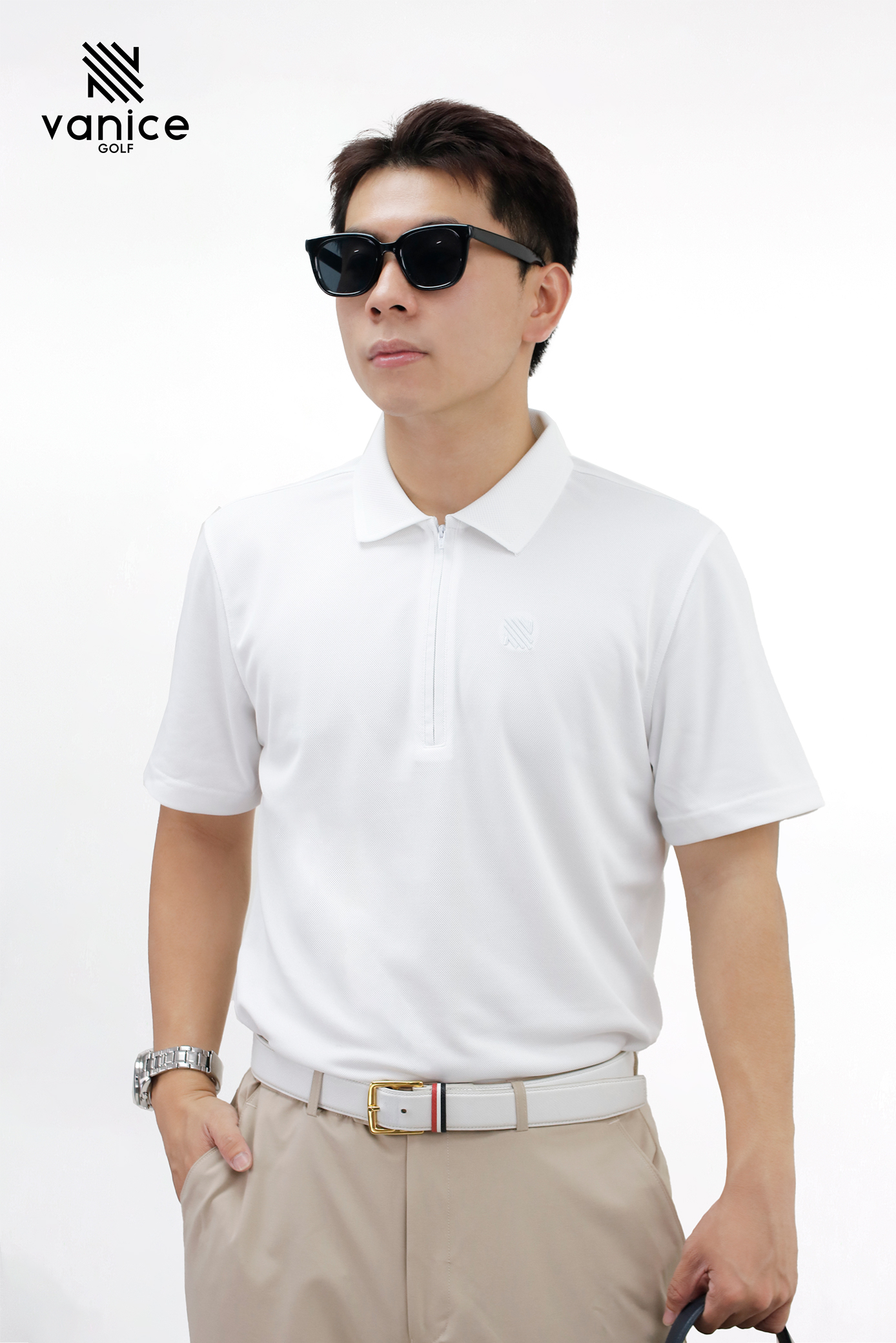 Áo Polo Golf Nam Vanice VAPZPWH260930 - Mặt Trước
